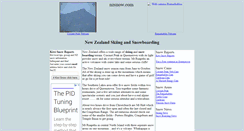 Desktop Screenshot of nzsnow.com